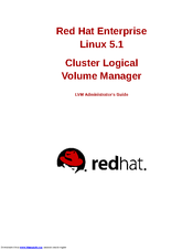 Red Hat ENTERPRISE LINUX 5.1 - LVM ADMINISTRATION Manual