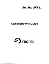 Red Hat GFS 6.1 - Administrator's Manual