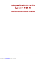 Red Hat GFS 6.1 - Configuration And Administration Manual
