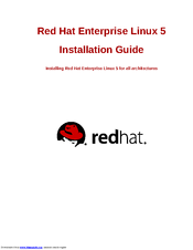 Red Hat ENTERPRISE LINUX 5 - VIRTUAL SERVER ADMINISTRATION Installation Manual