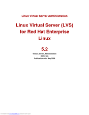 Red Hat LINUX VIRTUAL SERVER - FOR ENTERPRISE LINUX 5.2 REV 05-2008 Manual