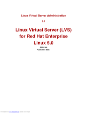 Red Hat LINUX VIRTUAL SERVER 5.0 - ADMINISTRATION Manual