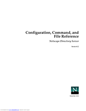 Netscape NETSCAPE DIRECTORY SERVER 6.2 Configuration Manual