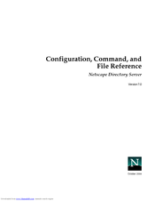 Netscape NETSCAPE DIRECTORY SERVER 7.0 Configuration Manual