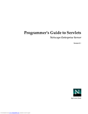Netscape ENTERPRISE SERVER 6.1 Programmer's Manual