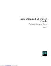 Netscape NETSCAPE ENTREPRISE SERVER 6.1 - INSTALLATION AND MIGRATION GUIDE Installation And Migration Manual