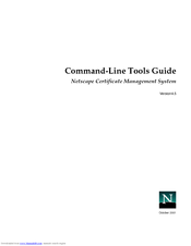 Netscape NETSCAPE MANAGEMENT SYSTEM 4.5 - COMMAND-LINE Manual