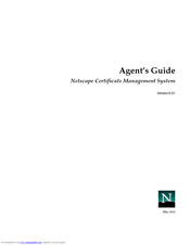 Netscape NETSCAPE MANAGEMENT SYSTEM 6.01 - AGENT GUIDE Manual
