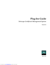 Netscape NETSCAPE MANAGEMENT SYSTEM 6.0 - PLUG-IN Manual