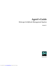 Netscape NETSCAPE MANAGEMENT SYSTEM 6.1 - AGENT GUIDE Manual