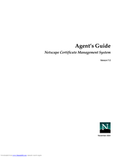 Netscape NETSCAPE MANAGEMENT SYSTEM 7.0 - AGENT GUIDE Manual