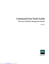 Netscape NETSCAPE MANAGEMENT SYSTEM 7.0 - COMMAND-LINE Manual