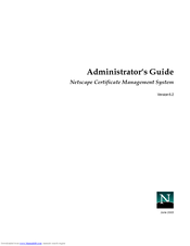 Netscape NETSCAPE MANAGEMENT SYSTEM 6.2 - ADMINISTRATOR Administrator's Manual