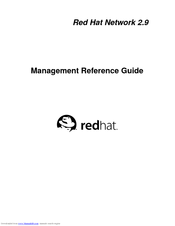 Red Hat NETWORK 2.9 - MANAGEMENT Reference Manual