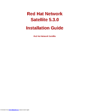 Red Hat RED HAT NETWORK SATELLITE 5.3.0 Installation Manual
