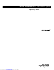 Bose LS28IIIWHT Operating Manual