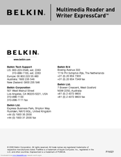 Belkin F5U213 User Manual