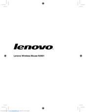 Lenovo Wireless Mouse N3901 Manual