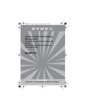 Dynex DX-M1113 - Hands-Free Wireless Microphone User Manual