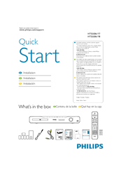 Philips HTS5506 Quick Start Manual