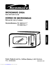 Kenmore 6631 - 1.6 cu. Ft. Countertop Microwave Use And Care Manual