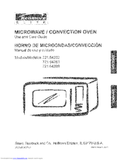 Kenmore 6428 - 1.0 cu. Ft. Countertop Microwave Use And Care Manual