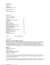 MIDLAND GXT444 Owner's Manual