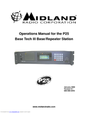 MIDLAND Base Tech III Operation Manual