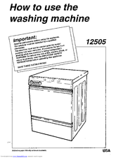 ASKO 12505 - Quick Start Manual