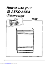 ASKO 1502 How To Use Manual
