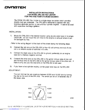 Dynatek DRL200 Installation Instructions