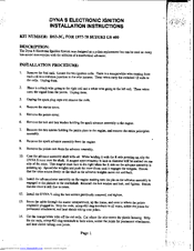 Dynatek DS3-3C Installation Instructions
