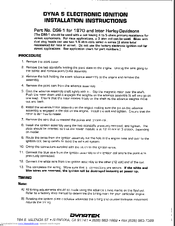 Dynatek DS6-1 Installation Instructions