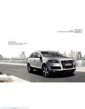 AUDI 2009 Q7 Pricing And Specification Manual