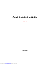 JETWAY 2USER-QIG-MINIQ-R1.1 Quick Installation Manual