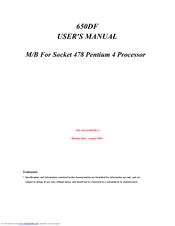 JETWAY 650DFR1A User Manual