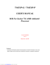 JETWAY 754EXPR208 User Manual