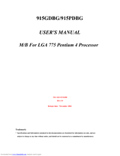 JETWAY 915GDBR3A User Manual