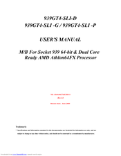 JETWAY 939GT4-SLI-D User Manual