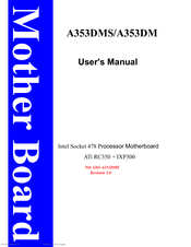 JETWAY A353DMS User Manual
