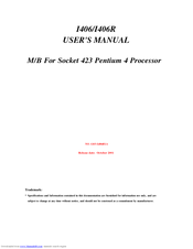 JETWAY I406 User Manual