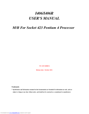 JETWAY I406R User Manual