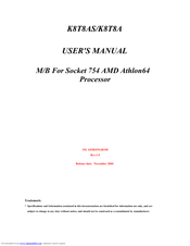 JETWAY K8T8AS - REV 3.0 User Manual
