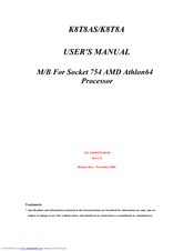 JETWAY K8T8A User Manual