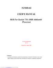 JETWAY N250DAGR108 User Manual