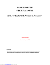 JETWAY P4XFBR1A User Manual