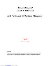 JETWAY PM2MP - REV 1.0 User Manual