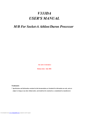 JETWAY V333DAR2A User Manual