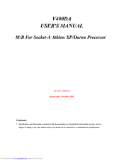 JETWAY V400DA User Manual