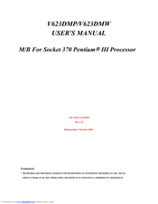 JETWAY V623DMW User Manual